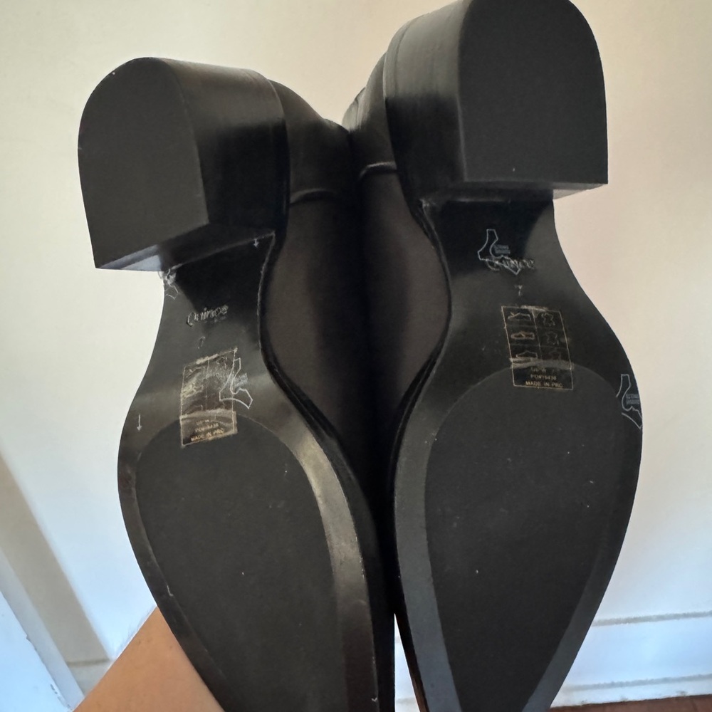 Quince Italian leather tall western boots - Picture 4 of 6